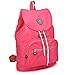 ZYSUN Women's Nylon Bags Durable Daypack Washable Light Weight Travel Backpack (watermelon red)