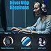 PS4 Gaming Headset with Mic for PC, Xbox One S, Laptop, Mac, Stereo Over Ear Gamer Headphones with Microphone LED Lights, Noise Cancelling for Computer, Ipad, Smartphone, Nintendo Switch – Bluethumb 4