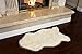 Nouvelle Legende Faux Fur Sheepskin Rug Single, Soft, Plush, Premium High-Pile Accent Rug for Bedrooms, Hallways & Living Spaces, Warm & Cozy, Faux Leather Backing, Easy Care, 23