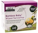 Bamboo Baby Natural Baby Wipes 3 Pack by Aleva Naturals