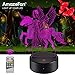 AmazeFan Unicorn Night Light - 3D Unicorn Lamp 7 Colors Optical Illusion Touch & Remote Control - Best Birthday Christmas New Year Gifts for Girls Kids Baby(Unicorn, Fairy)