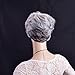 Women Wigs Gray Short Curly Natural Heat Resistant Synthetic Hair Wigs 10 Inch for Old Women Elderly Ladies