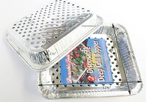 image for Durable Packaging Durable Disposable Aluminum BBQ Grill Toppers/Grill 