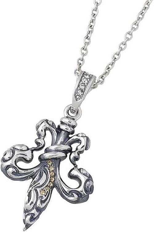 Amazon Wolfman B R S ウルフマンb R S パルメットノース シルバー ネックレス シャンパン スワロフスキー メンズ 剣 Sv925 Silver Nw P 48ch Cl60 ネックレス 通販