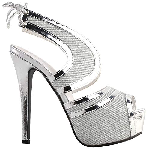SHOW-STORY-Retro-Silver-Stripe-Lace-Up-Hidden-Platform-High-Heel-Club-SandalsLF80894