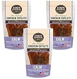 Earth Animal Calming USA Chicken Jerky Dog Treats, 8 Ounces (3 Pack)