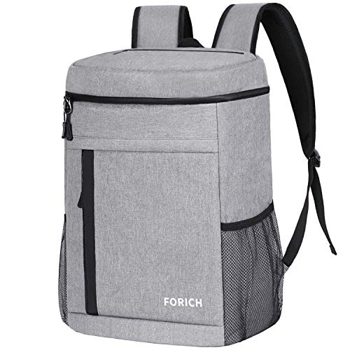 FORICH Soft Cooler Backpack Insulated Waterproof Backpack Cooler Bag Leak Proof Portable Small Cooler Backpacks to Work Lunch Travel Beach Camping Hiking Picnic Fishing Beer for Men Women