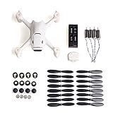 Morpilot for Hubsan x4 H107C+ Plus Replace Spare Parts Crash Pack Kit Battery Motor Prop Body Shell