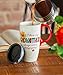 Cypress Home I Love My Godmother Ceramic Coffee Travel Mug With Gift Box 17 oz