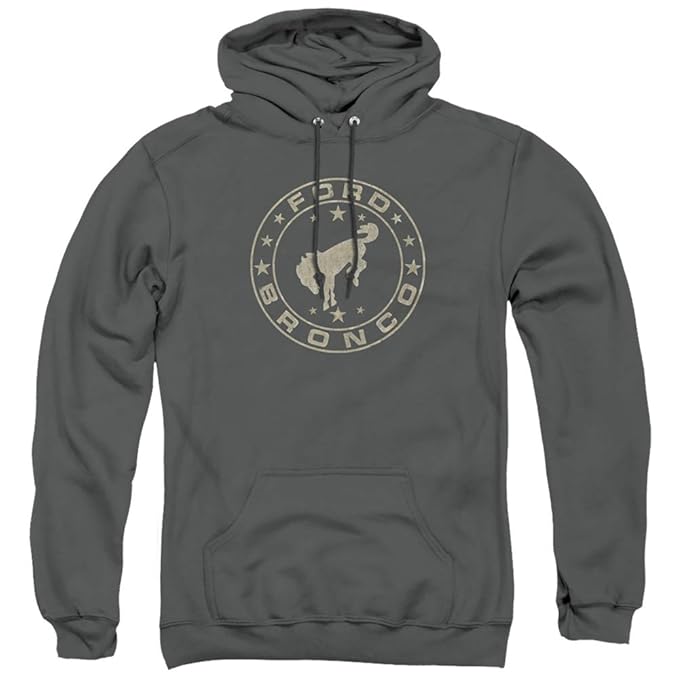 Ford Bronco Vintage Star Bronco Unisex Adult Pull-Over Hoodie for Men 
