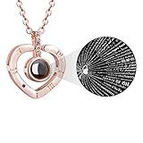 memory of love necklace 100 languages i love you necklace women jewelry