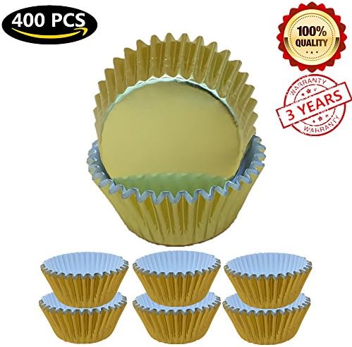Paper Cupcake Liners Standard Size Muffin Liner Wedding Baking Cup Decorative Cupcake Wrappers 400pcs Gold