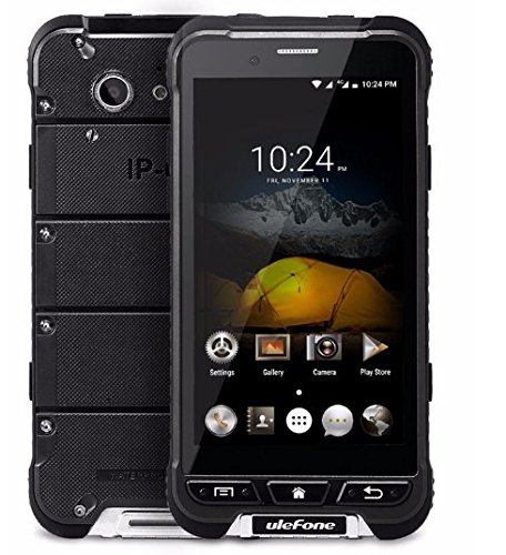 Ulefone ARMOR - 4.7 pulgadas Pantalla Corning Gorilla Glass 3 Impermeable A prueba de choques a prueba de polvo IP68 4G smartphone Android 6.0 Octa Core 1.3GHz 3GB RAM 32GB ROM 5MP + 13MP Cámaras NFC GPS Slim cuerpo - Negro
