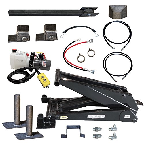 Hydraulic Hoist Kit 24,000 lbs Dump Trailer 12V Scissor Hoist Kit