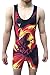 ri-Titans Ryu- Dragon vs Phoenix Reversible Red Blue Wrestling Singlet - Freestyle Roman Folkstyle