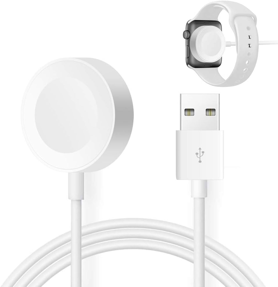 Compatible with iWatch Charger, 2 in 1 Wireless Charger Cable Compatible with for iWatch Series 4/3/2/1