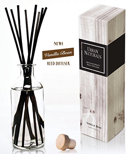 Vanilla bean scented oil reed diffuser gift set | vanil…