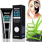 Beyond Black Mask, Blackhead Remover Mask, Charcoal Face Mask Peel Off, Deep Cleansing Purifying, Oily Skin Control, Skin Care with Bamboo Charcoal, Aloe Vera, and Vitamin E, 2.11 fl.oz