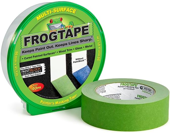 Frog Tape Green Multi Surface Masking Tape 36mm x 41.1m PaintBlock