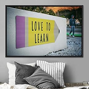 signwin Framed Canvas Wall Art Pressed Quotes 3D...