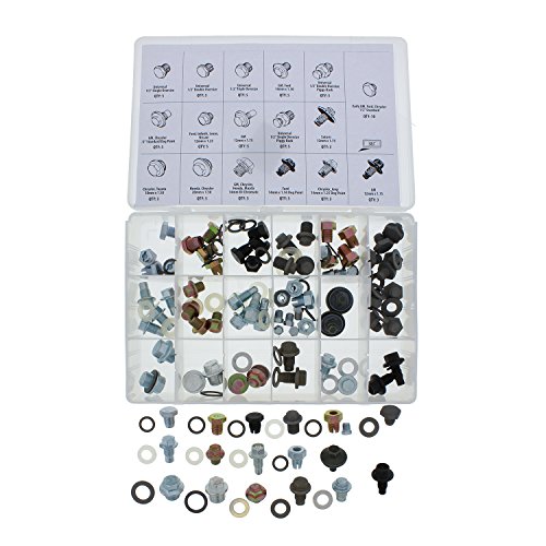ABN Oil Drain Plug 76pc Assortment SAE & Metric Drain Plugs & Washer
