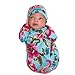 Baby Be Mine Newborn Gown and Hat Set Layette Romper Coming Home Outfit