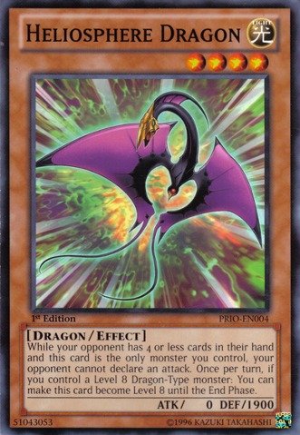 Yu-Gi-Oh! - Heliosphere Dragon (PRIO-EN004) - Primal Origin - 1st Edition - Common
