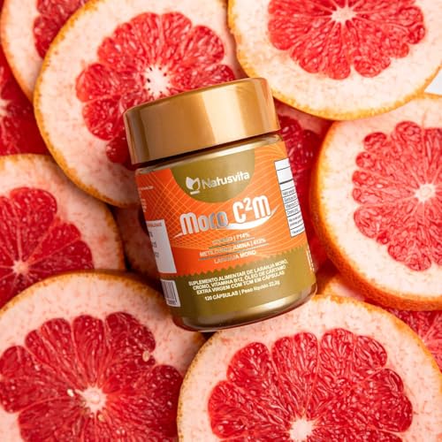 Kit 240 cápsulas Moro C2M (Laranja Moro + Óleo de Cártamo + Metilcobalamina + Picolinato de Cromo + TCM)