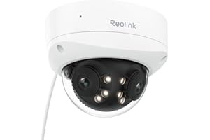REOLINK Duo 3V PoE, 16MP UHD Dual-Lens PoE Security Camera with 180° Panoramic, Motion Track, Color Night Vision, Smart Detection, 2 Way Talk, IK10 Vandal-Proof, IP67 Weatherproof, No PT Supported