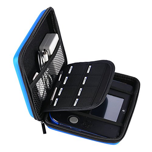 estuche de transporte akwox para nintendo 2ds con 8 soportes para juegos 