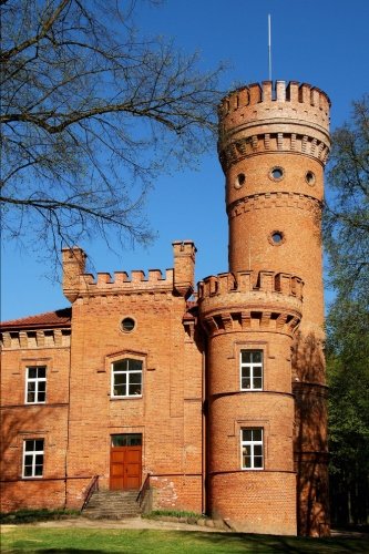 Raudone Castle in Lithuania Journal: 150 page lined notebook/diary, by Cool Image