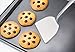 LIANYU Stainless Steel Wide Spatula Turner Set of 2, Egg Pancake Cookie Brownie Turner Spatula, 3.5-inch Wide Blade - Dishwasher Safe