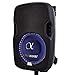 Alphasonik 10″ Portable Rechargeable Battery Powered 1000W Pro DJ Amplified Loud Speaker with 2 Wireless Microphones Echo Bluetooth USB SD Card Aux MP3 FM Radio PA System LED Ring Karaoke Tripod Standthumb 4