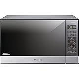 Panasonic Microwave Oven NN-SN686S Stainless Steel Countertop/Built-In with Inverter Technology and Genius Sensor, 1.2 Cubic