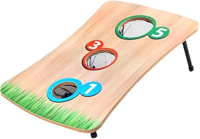Unibos Bean Bag Toss Game Set w/ 6 Bean Bags - Indoor Outdoor Party Fun