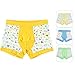 Cartoon Boys Boxer Brief 4-pack Underwear Set Underpants Boyshort Underwear
