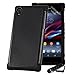 32nd Shock Proof Defender Heavy Duty Tough case Cover for Sony Xperia Z (L36h / L36i / C6603) + Screen Protector, Cleaning Cloth and Touch Stylus - Black