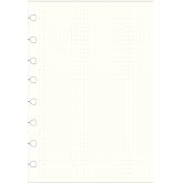 Filofax Notebooks A5 Dotted Journal Refill, Moveable, 8.25 X 5.75, 32 Cream Sheets Fits Refillable A5 Journals (B152016U)