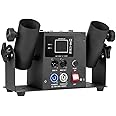Professional Confetti Launcher Cannon Machine, Confetti Blower Machine Confetti Cannon DMX/Remote Control for Gender Reveal Weddding Disco Show Club Stage Party (2 Shot)