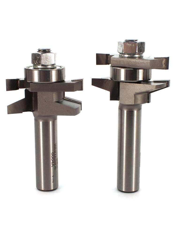 Whiteside Router Bits 6004 Straight Stile and Rail Set with 7/8-Inch Cutting Length