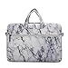 canvaslife Marble pattern Canvas Laptop Shoulder Messenger Bag Case Sleeve for 11 Inch 12 Inch 13 Inch Laptop and 11/12/ 13