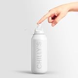 Chillys Series 2 Flip Bottle 500ml Blush Pink with Sports Lid view 9