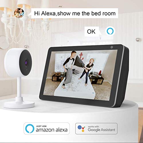 Home security camera,Baby monitor,Smart wifi ip camera 1080P,Indoor outdoor security camera wireless surveillance camera with night vision,2-Way Audio,video camera monitor for Baby/Pet Alexa Support