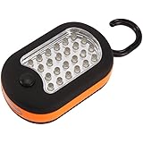 NEJLSD 27 LED Super Bright Compact Waterproof Home Work Light Hanging Hook Orange