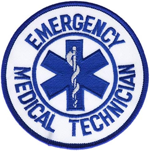 EMT Star of Life 3" Round Embroidered Patch PPMemt3