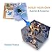 Blue Miniature DIY Wooden Dollhouse Mini Creative Room With Furniture, Accessories & Kits | Cute Elegant Dollhouse With Lights & Easy Assembly | Great Gift Idea for Birthdays,Collectors, Crafts & More