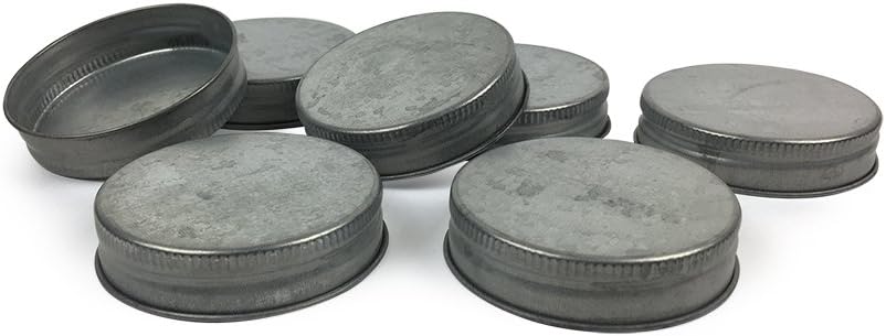 Mason Jar Lids - Fits standard size Mason Jars - Set of 12
