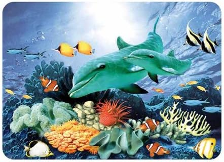 Medium Premium Glass Chopping Board - Aquarium Design Kitchen Worktop Saver Protector