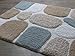 Chardin Home - 100% Pure Cotton Pebbles Bath Rug, Large, 27’’ W x 45’’ L, Gray-Beige – Easy Care Machine Wash