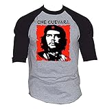 New Che Guevara Men's Baseball T-Shirt Black/Gray S-3XL
